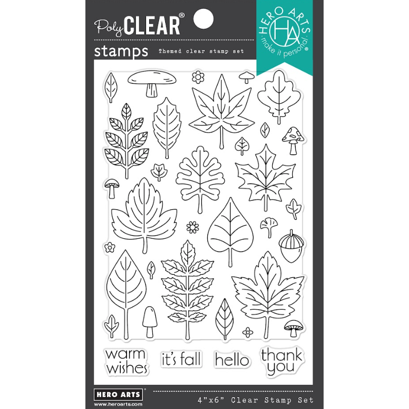 Hero Arts Fall Pattern Clear Stamp Set cm775