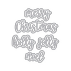 Hero Arts Fancy Dies CHRISTMAS WORDS DF092