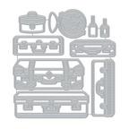 Hero Arts Fancy Dies LUGGAGE DF079