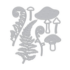 Hero Arts Fancy Dies MUSHROOM AND FERNS DI931