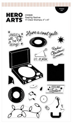 Hero Arts Feeling Festive Clear Stamp Set cm828
