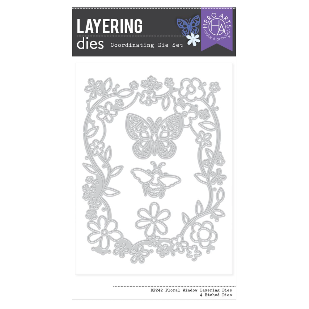 Hero Arts Floral Window Die Set df242