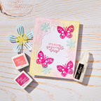 Hero Arts Floral Window Die Set df242 butterfly