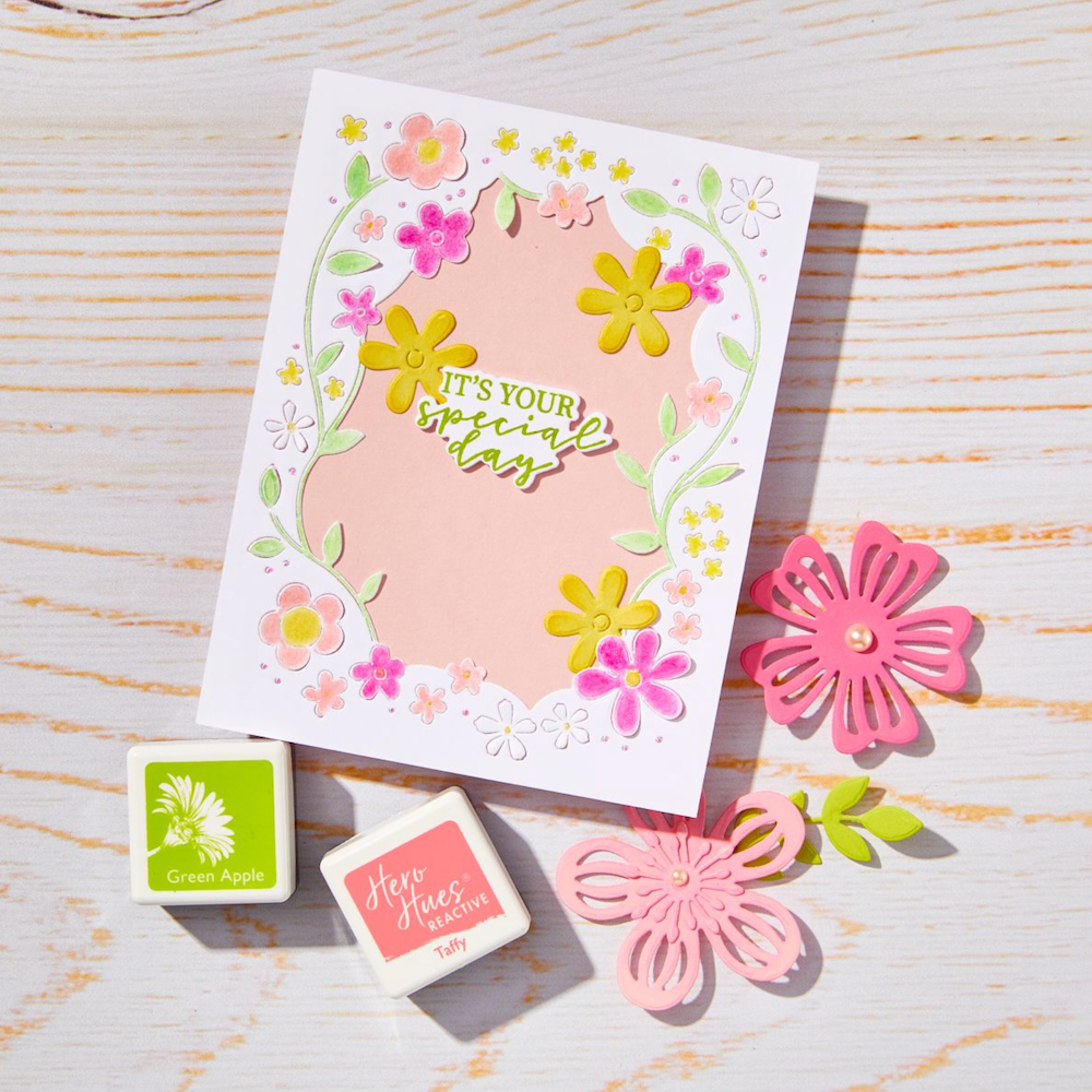 Hero Arts Floral Window Die Set df242 flower