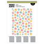 Hero Arts Flower Power Layering Stencil Set sa328