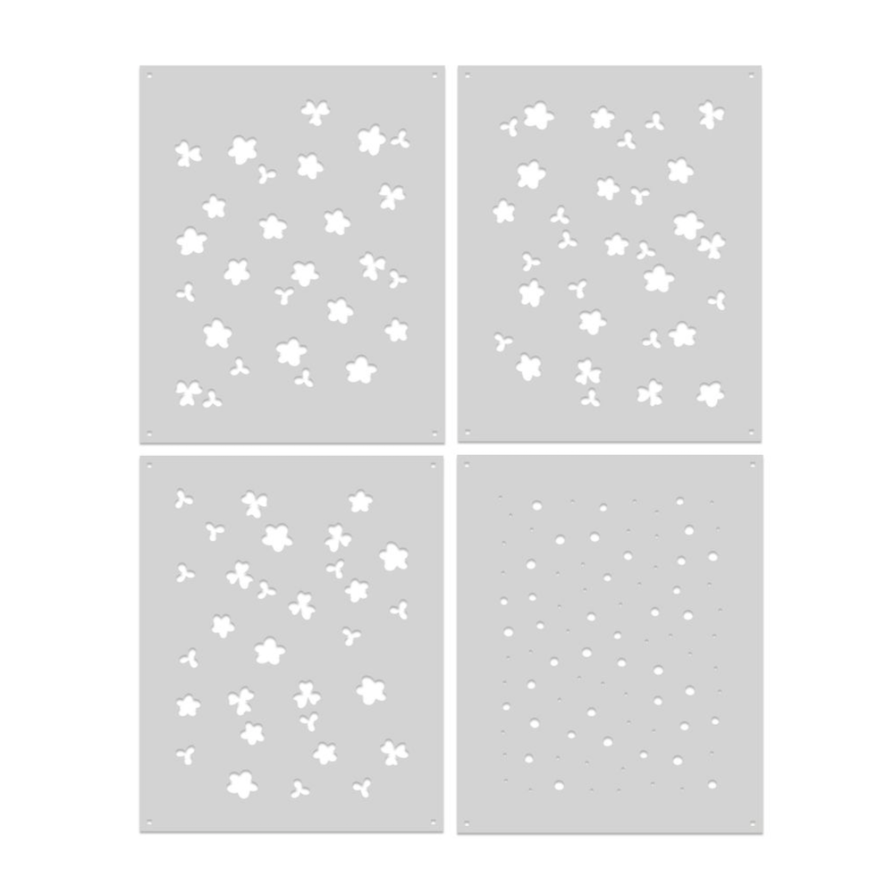 Hero Arts Flower Power Layering Stencil Set sa328 product