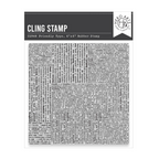 Hero Arts Friendly Type Cling Stamp cg948
