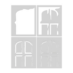 Hero Arts Front Door Layering Stencil Set sa329 product