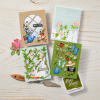 Hero Arts Gardening Tools & Flowers Cover Plate df232 cards