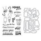 Hero Arts Ghoul Summer Clear Stamp and Die Set dc361 product