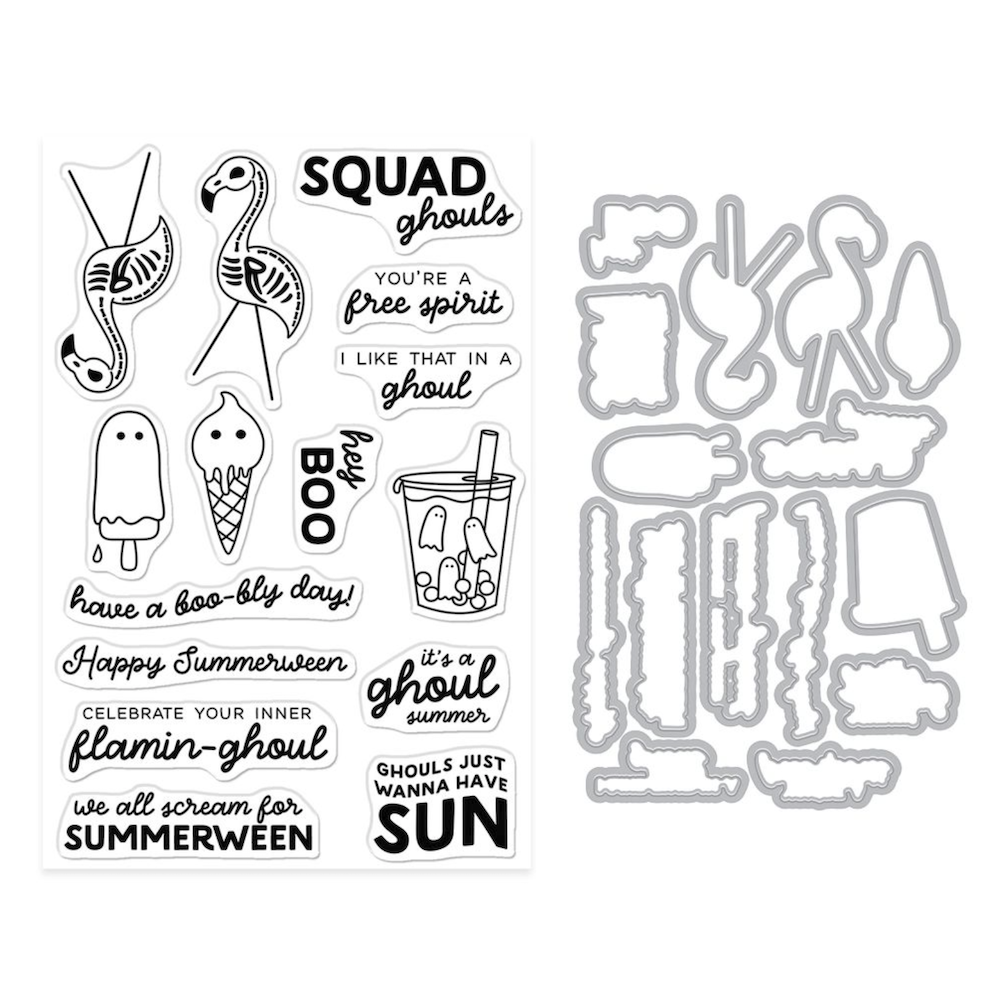 Hero Arts Ghoul Summer Clear Stamp and Die Set dc361 product