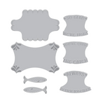 Hero Arts Glad We're Tight Letterpress and Foil Registration Set hp131 product