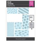 Hero Arts Gorgeous Giftwrap Stencil Set sa312