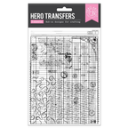 Hero Arts Grids & Icons Rub-On Transfers rt141