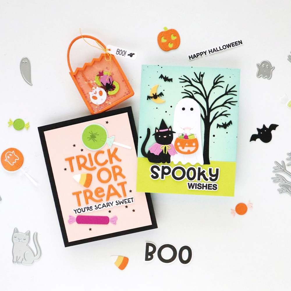 Hero Arts HEROWeen 13 Days of Crafty Treats hw2026 trick or treat spooky wishes