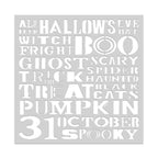 Hero Arts Halloween Words Stencil sa288