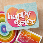 Hero Arts Happy Easter Clear Stamp and XL Die Set dc312 egg 