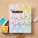 Hero Arts Happy Easter Clear Stamp and XL Die Set dc312 happy