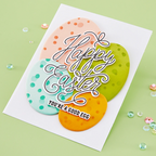 Hero Arts Happy Easter Letterpress Foil and Die Set hc107 happy