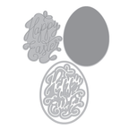 Hero Arts Happy Easter Letterpress Foil and Die Set hc107 product
