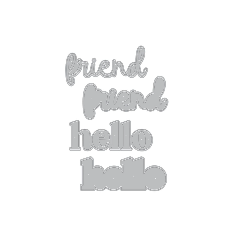 Hero Arts Hello Friend Die Set df279 product