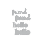 Hero Arts Hello Friend Die Set df279 product