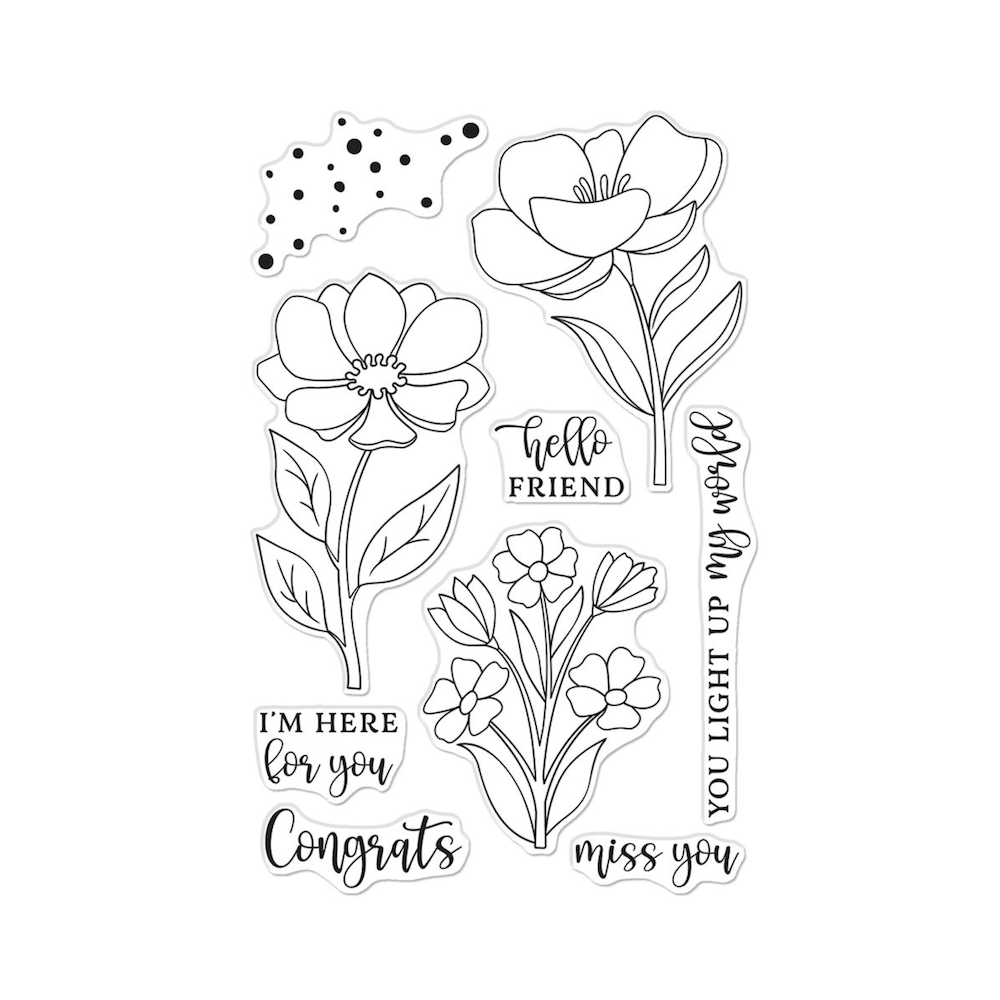 Hero Arts Here For You Clear Stamp Set cm789 product