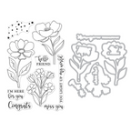 Hero Arts Here For You Clear Stamp and Die Set sb501 product