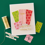 Hero Arts Here for the Presents Letterpress Foil and Die Set hd102 favorites