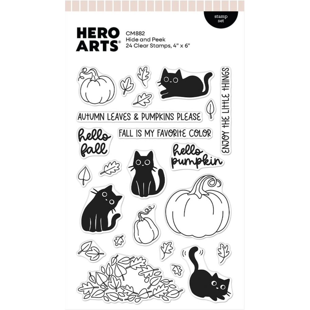 Hero Arts Hide and Peek Clear Stamp Set cm882