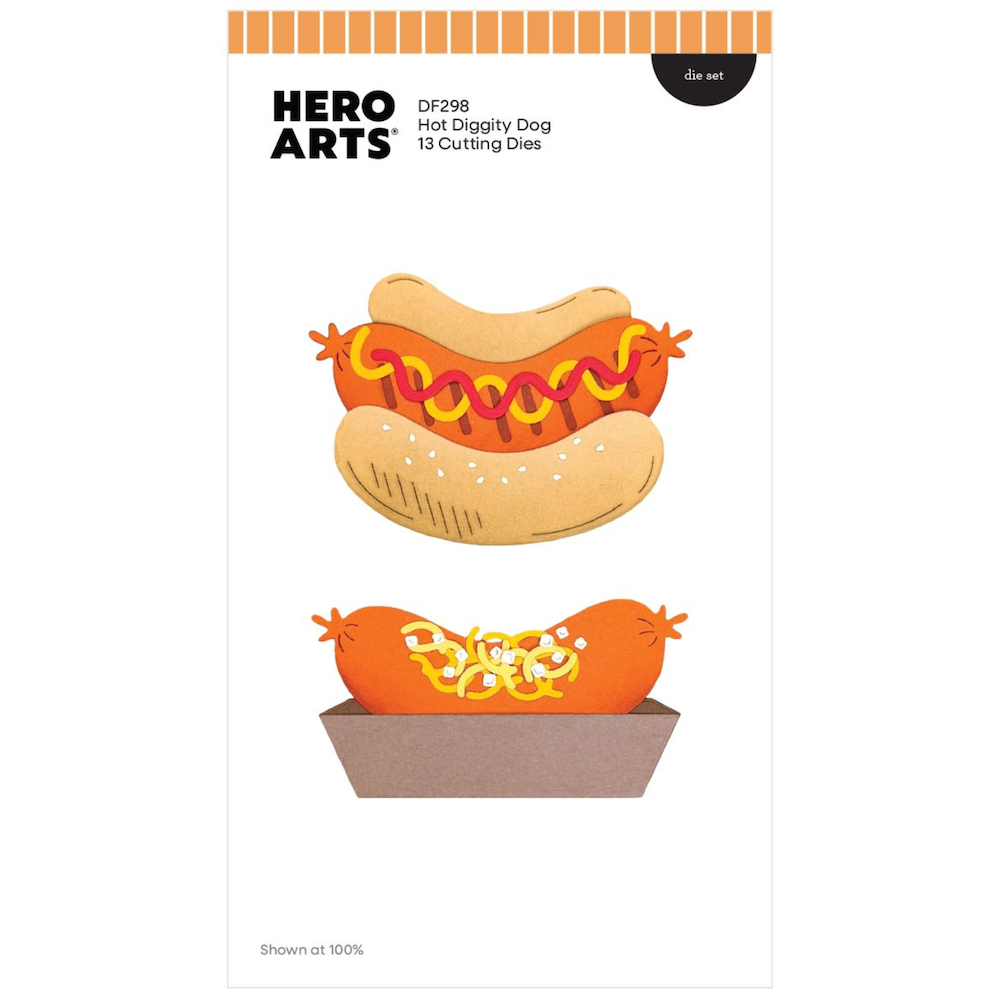 Hero Arts Hot Diggity Dog Die Set df298