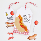 Hero Arts Hot Dog Stamp and Die Set dc356 tag