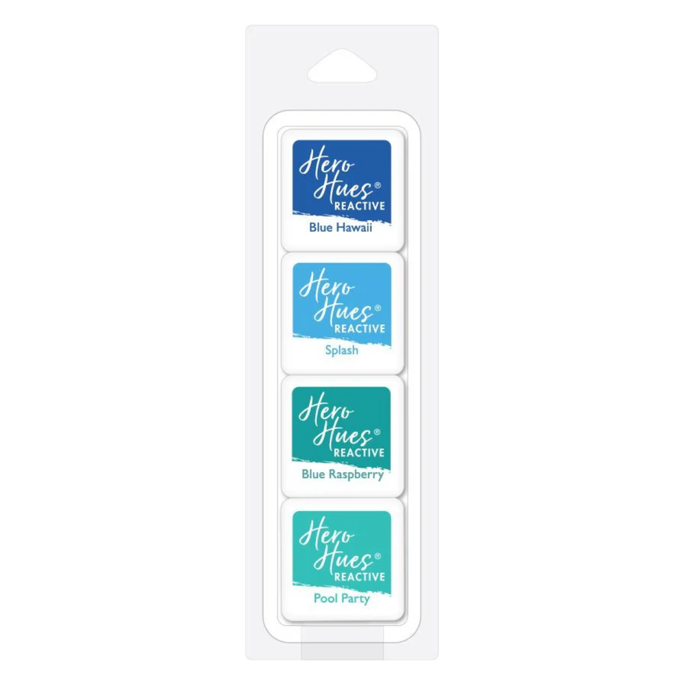 Hero Arts Hues SEA PALETTE Reactive Ink Cubes AF474
