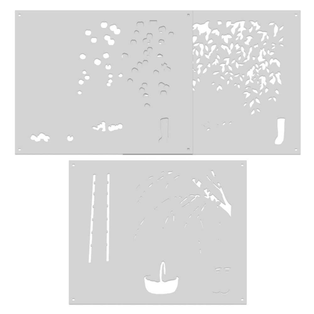 Hero Arts In The Orchard Stencil Set sa315 product