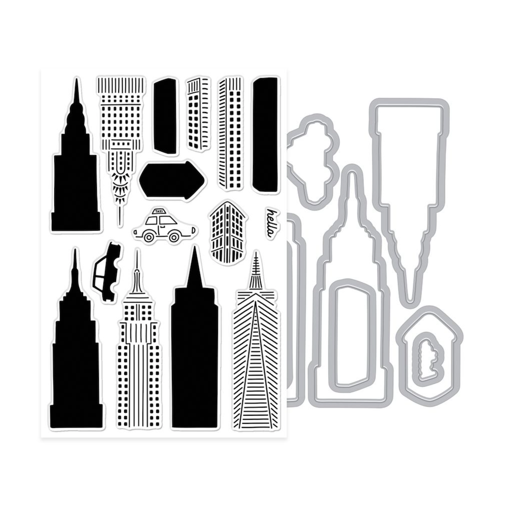 Hero Arts In the City Clear Stamp and Die Set dc365 product