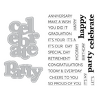 Hero Arts It's Our Anniversary Clear Stamp and Die Set dc311 product