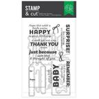 Hero Arts Just Because Clear Stamp and Die Set dc329