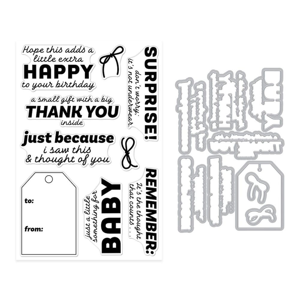 Hero Arts Just Because Clear Stamp and Die Set dc329 product