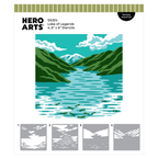 Hero Arts Lake of Legends Stencil Set sa324
