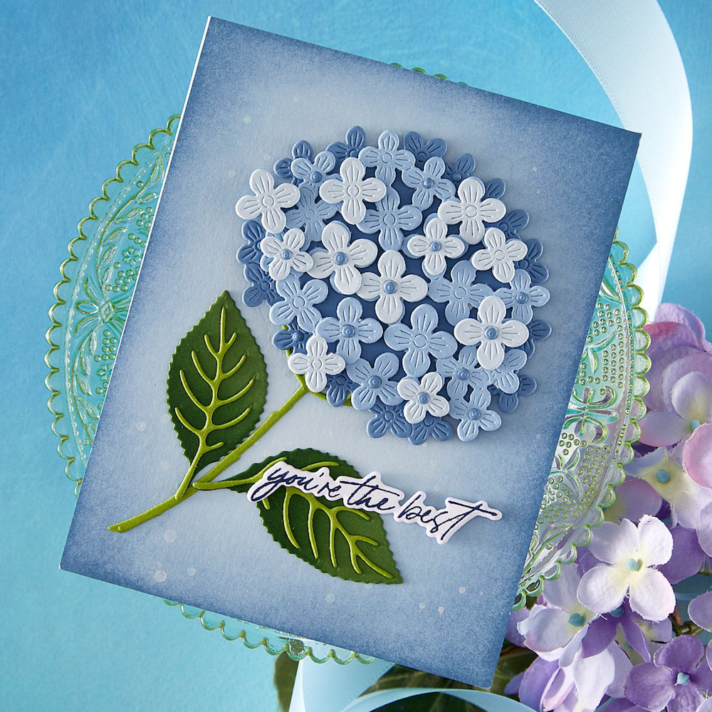 Hero Arts Layered Hydrangea Etched Die Set df251 best