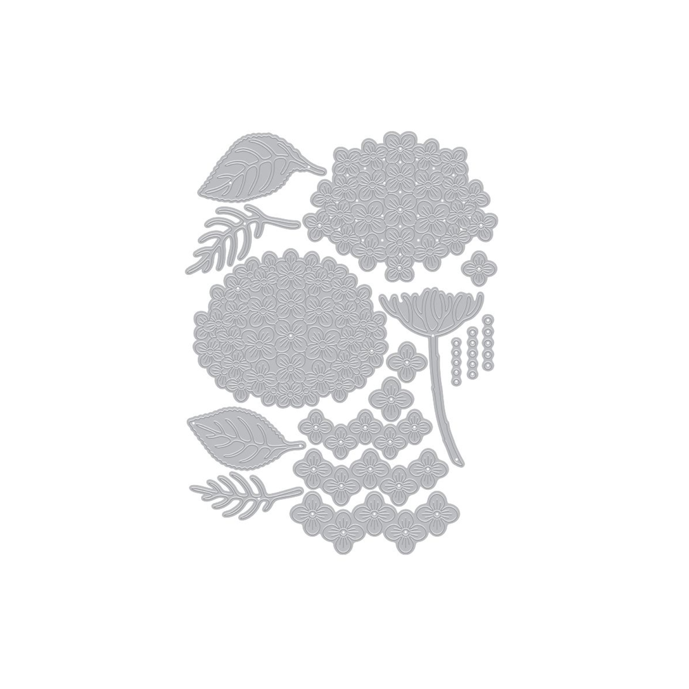 Hero Arts Layered Hydrangea Etched Die Set df251 – Simon Says Stamp