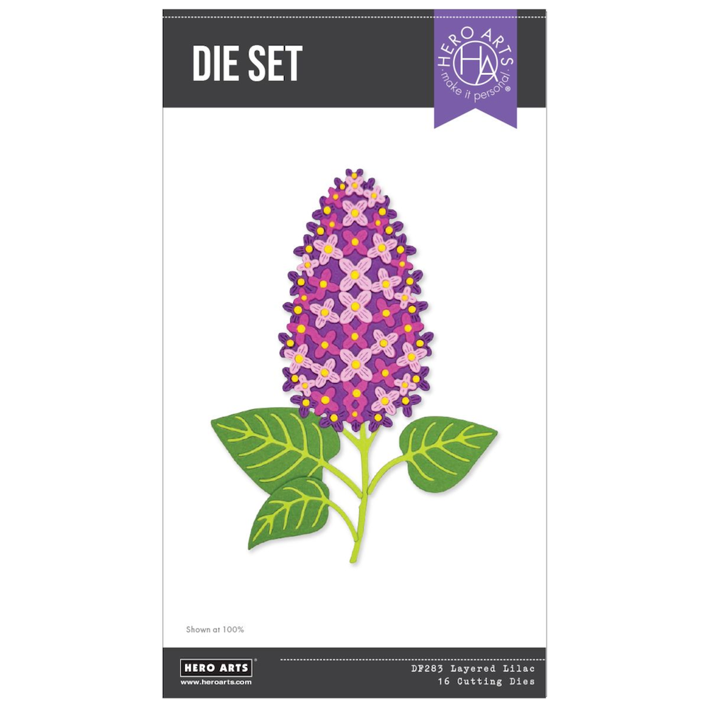 Hero Arts Layered Lilac Die Set df283