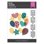 Hero Arts Layering Balloons Stencil Set sa299