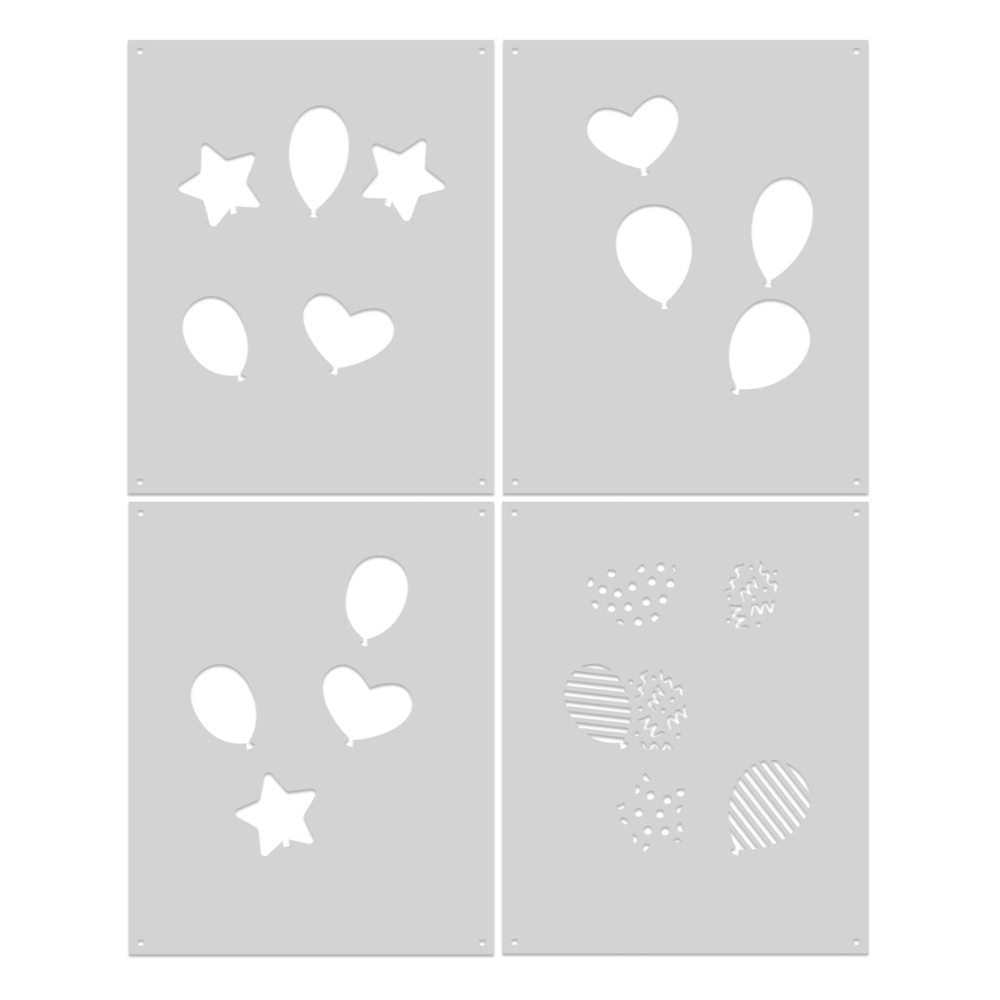 Hero Arts Layering Balloons Stencil Set sa299 product