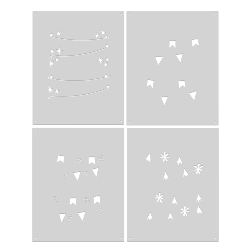 Hero Arts Layering Celebrate Stencil Set sa298 product