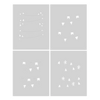 Hero Arts Layering Celebrate Stencil Set sa298 product