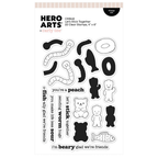 Hero Arts Let's Stick Together Clear Stamp Set cm848