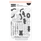Hero Arts Let's Stick Together Clear Stamp and Die Set dc350