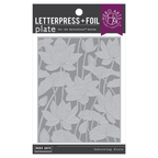 Hero Arts Lotus Field Letterpress + Foil Plate Set hp114
