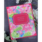 Hero Arts Lovely Labels Letterpress + Foil and Die Set hc109 flowers